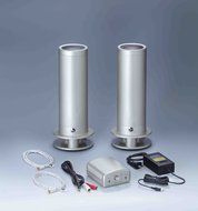 SHIROKUMA time domain license model speaker SuperPod (with amplifier) Clear Silver TD-121