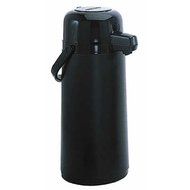 Update International (NPDB-19/BK/BT) 2 L Black Tin Air Pot w/Black Push-Button Top