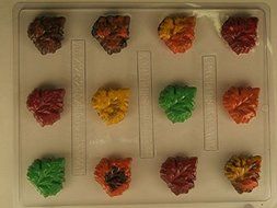 Small Maple leaf mint Bite Size AO212 All Occasion Chocolate Candy Mold