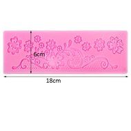 Fondant Cake Lace Sugar Craft Mat Cake Texture Molds Pink N3