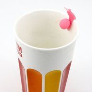 HuntGold 5Pcs Snail Shape Silicone Tea Bag Holder Cup Candy Colors Gift Set Tea Makers N5