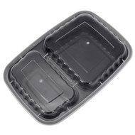 Freshware 20-Pack 7-Inch Round Bento Lunch Boxes with Lids - Stackable, Reusable, Microwave, Dishwasher &amp; Freezer... N23
