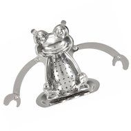 Mesh Filter - SODIAL(R)Mesh Loose Tea Leaf Infuser Tray Strainer Filter Herb Diffuser Stainless Steel Shape:Frog N3