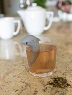 Internet's Best Shark Silicone Tea Infuser Strainer | Loose Leaf Filter Steeper | Deep Tea Mug Cup Steeper | Herbal... N7
