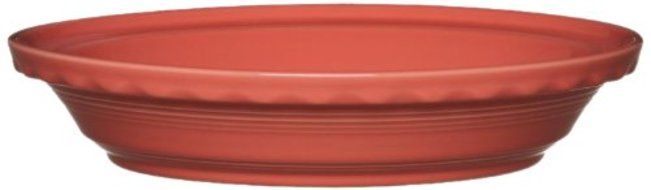 Fiesta 10-1/4-Inch Deep Dish Pie Baker, Flamingo