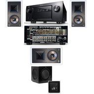 Klipsch KL-7800-THX 3.1 In-Wall-SW-310-Denon IN-Command AVR-4520CI A/V- White