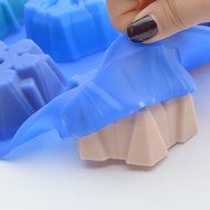 Chawoorim silicone molds christmas decorations - Silicone Muffin Cups Handmade Soap Molds Biscuit Chocolate Ice... N19