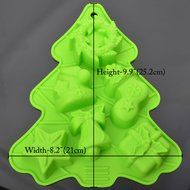 Chawoorim silicone molds christmas decorations - Silicone Muffin Cups Handmade Soap Molds Biscuit Chocolate Ice... N21