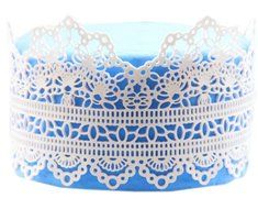 Lesirit Flower Pattern Silicone Fondant Mat Cake Lace Embossed Cake Mold Mould (A) N9