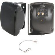 4" 100V/8OHM 40W BLACK OUTDOOR IP44 PREMIUM SPEAKER -WEATHERPROOF BACKGROUND