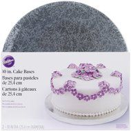 Wilton 16-Inch Round Silver Cake Base, 2-Pack