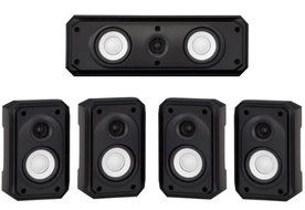 Yamaha 5.1-Channel Advanced Active Servo Technology Complete 6 Piece Home Theater Speaker Package - Designed for... N2