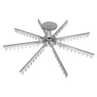 Royal Industries Pie Marker/Cutter, Aluminum, 8 Cut, Silver