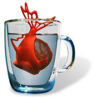 Medelco Dunkfish Tea Infuser, Orange N4