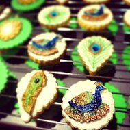 Anyana Peacock Feathers Silicone Fondant Mold Cake Decorating Pastry Gum Pastry Tool Kitchen Tool Sugar Paste... N7