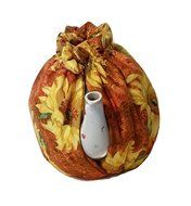 Teapot Cozy, tea warmer with Yellow Sunflowers for a 5-8 cup teapot #324 N5