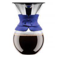 Bodum 11571-109 Pour Over 1 L Coffee Maker with Permanent Filter, 34 oz, Cork Band N14