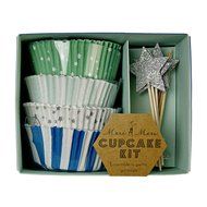 Meri Meri Cupcake Kits, Toot Sweet Blue