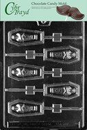 Cybrtrayd H045 Halloween Chocolate Candy Mold, Casket Lolly