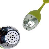 Tea Infuser Leaf Strainer Food Grade Silicone Bag Filter Diffuser With Stainless Steel Ball for Herbal Loose-Blue N20