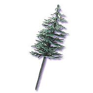 Evergreen Trees for Cake Decorating - 12 ct