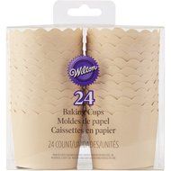 Wilton 415-5174 24 Count Kraft Cupcake Liners N3