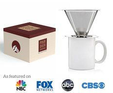 JavaPresse Pour Over Coffee Maker with Stand | Clever Hand Drip Brewer with Reusable Filter Dripper N6