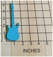 Ibanez Electric Guitar Shaped Fondant Cookie Cutter and Stamp #1037
