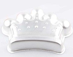 Anyana Crown Birthday Cake Pan Tin Mould Aluminium Decorating Tool Kitchen Tool Sugarpaste Baking Cookie Pastry N4