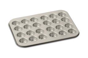Cuisinart AMB-24MMP Chef's Classic Nonstick Bakeware 24-Cup Mini Muffin Pan, Silver