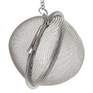 &quot;S Stainless Steel Sphere Locking Tea Ball Strainer&quot; shopping N5