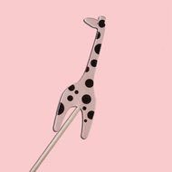 Skylove Set of 24 Pieces Cute Animals Giraffe Elephant Lion Zebra Dinosaurs Dessert Muffin Cupcake Toppers for... N2