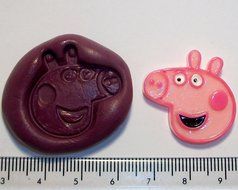 Silicone Mould Peppa Pig Icing Cake Cupcake Decoration