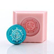 Nautical Anchor Button Silicone Mold Food Safe Fondant, Chocolate, Candy, Mint, Resin, Polymer Clay, Jewelry,... N3