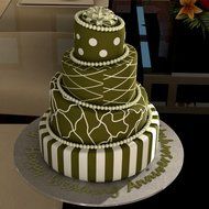 Euro Tins multi layer cake pans Topsy Turvy Round 4 tier wedding cake pan - cake tin set with detachable stand N3
