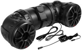 BOSS AUDIO ATV85B All-Terrain/Marine 700-Watt Sound System with Internal Amp &amp; 8" Speakers (Bluetooth(R) Audio... N3