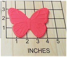 Butterfly Shaped Fondant Cookie Cutter and Stamp #1153 N2
