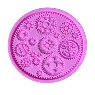 Silicone Mold Fondant Cake Decorating Tools Silicone Soap Mold Silicone Cake Mold Wheels Gear Shape N4