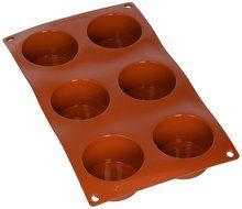 Matfer Bourgeat Gastro Flex Muffin Mold, Red