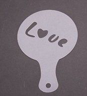 8pcs Valentine Cappuccina Latte Mold Coffee Art Coffee DIY Printing Mold by Micro Shops N3
