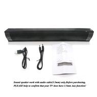 ELlight Bluetooth Small Sound Bar 3.0 Channel 15.7in 10W(2X5W) Wireless Subwoofer Stereo Speaker,Black N4