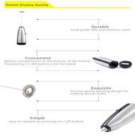 Magicook Electrical Stainless Steel Milk Frother Mixer Milk Foamer N8
