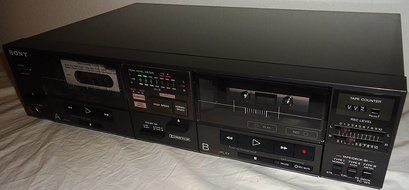 Vintage Sony TC-W5 Automatic Tape Selector Dual Stereo Cassette Tape Deck - Japan 1985 N6