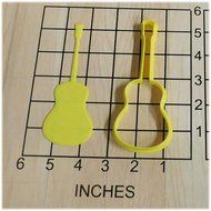 Guitar Shape Fondant Cookie Cutter #1033