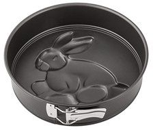 Zenker 7418 "Special Creative" Hare + Lamb Springform-Set, Black, 10.24 x 2.56" N6