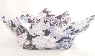 Microwave Bowl Cozy 3 pc. Set: Crowded Flowers Blue &amp; Navy N2