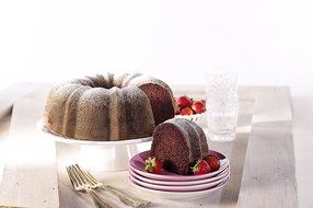 Set of 3 Nordic Ware Cake Formed Bundt Pans - 12 , 6, 3 Cup in Assorted Colors