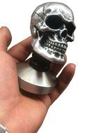 SMKF NEW Stainless Steel Coffee Tamper Barista Espresso Skull Tamper 58mm Base Coffee Bean Press N5
