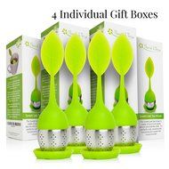 Flourish and Thrive Tea Infuser Strainer with Teaspoon N6