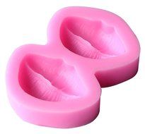 Fashionclubs Silicone 3D Lips Chocolate Mold Candy Making Kit Fondant Shoe Molds N6